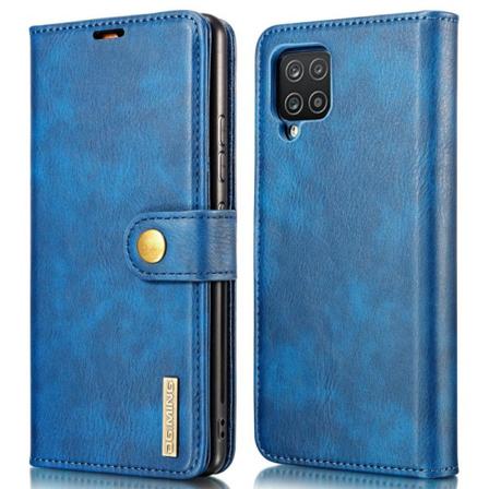 Dg.ming Magnetskal/plånbok "2 I 1" Samsung A22 4g - Blå Blå