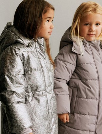 Wheat Puffer Coat Yrsa - Purple - 104