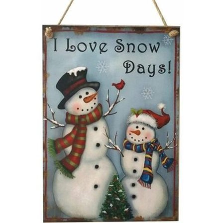 Julgransdekoration i trä, skylt för dörr, vägg (Snögubbe)