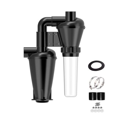 Dobbel filtrering syklon støvsamler for trebearbeiding turboladet filter