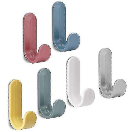 Selvklæbende Kroge, 24 Pak Selvklæbende Kroge Nøglekroge Køkken Håndklædekrog, Vandtæt Selvklæbende H