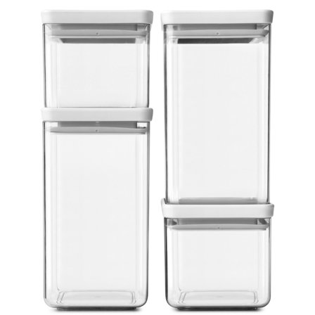 Brabantia TASTY+ Säilytysrasia 4 Kpl Light Grey