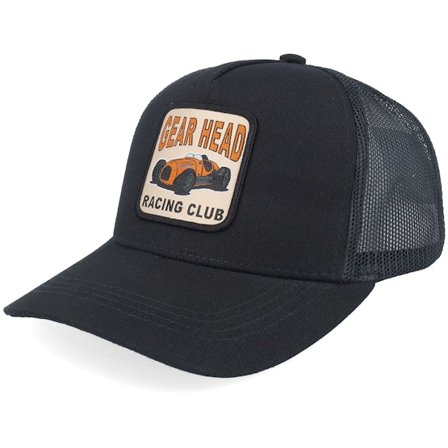 Kiddo Cap - Schwarz trucker Cap - Kids Gear Head Racing Club Ivory/Black Trucker @ Hatstore