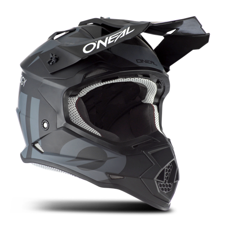 Crosshelm O'Neal 2SRS SLICK V.23 Schwarz/Grau S