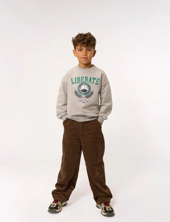 The New Tnpenno Os Sweatshirt - Grey - 134/140