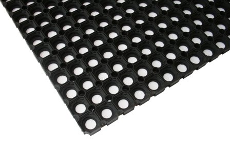 Duri 18004 Ringgummimatta svart 80 x 120 cm, Utemöbler