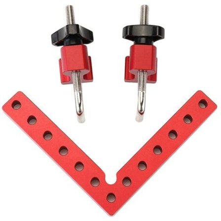 90 graders positioneringsblock trä rät vinkel linjal aluminium aluminium 120mm rät vinkel fixering klämma