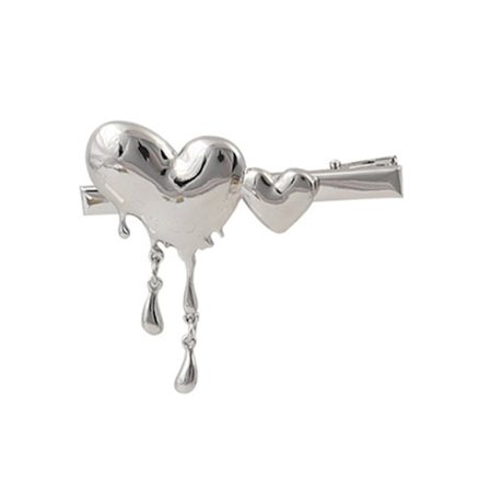 Flytande hjärtformade hårnålar Hårklämma Flytande hjärtformade hårklämma Legering Material