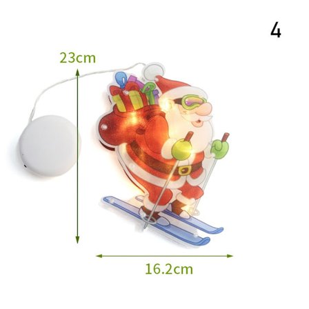 LED-imukuppi riippuvalaisimen ikkunan koristevalot 4 4