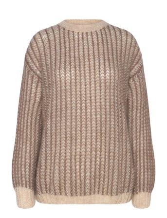 Pzpeyton Ls Ck Pullover Beige Pulz Jeans