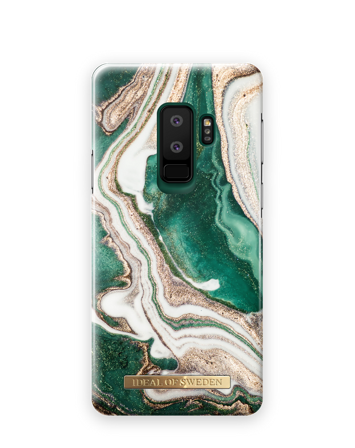 Fashion Case Galaxy S9 Plus Golden Jade Marble