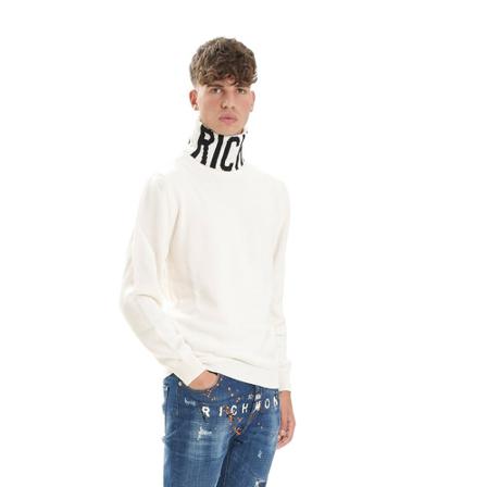 John Richmond, Sweater Wit, Heren, Maat:S