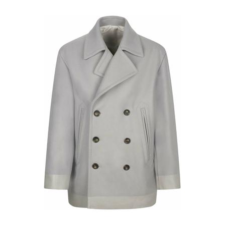 Harmont & Blaine, Double-Breasted Coats Grijs, Heren, Maat:M