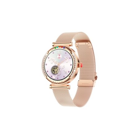 Smartwatch Cf33 1,27 Tum Ip67 Vattentät 100+ Sportlägen Roséguld