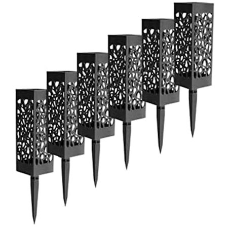 Sæt med 6 mindesmærke kirkegård blomsterholdere, blomster vase kegle med stave og drænhuller til gravsten, osv.