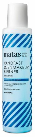 3 for 2 - Matas Striber Vandfast Øjenmakeupfjerner til Alle Hudtyper Uden Parfume 125 ml, Skincare, Renseprodukter, Øjenmakeupfjerner