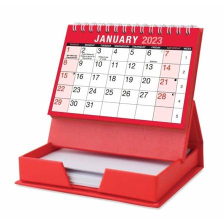 Tallon 2023 Desktop Calendar One Size Röd/svart/vit