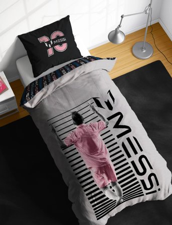 BrandMac Bed Linen Senior Messi 002 - 140X200, 60X63 Cm - Multi/patterned - 140X200.60X63CM