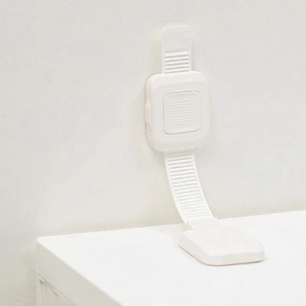 Uppgraderade möbelfästen utan borrning för barnsäkerhet