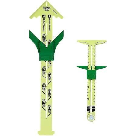 T-glidemåler Sy Måleverktøy Sømrom 5-i-1 lappelinjal