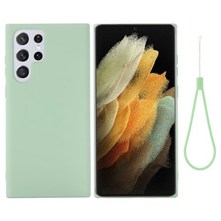 Matta nestesilikoninen kuori Samsung Galaxy S22 Ultra - Vihreä