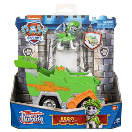 Paw Patrol Knights Deluxe Fordon Rocky