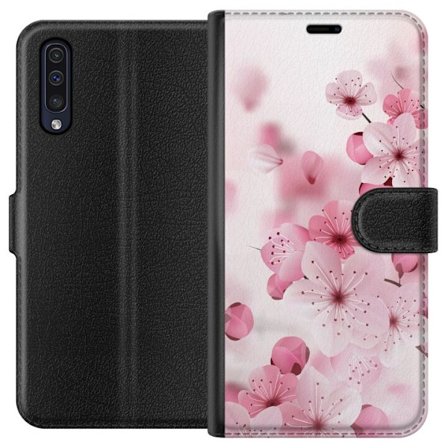 Kompatibel Tegnebogsetui til Samsung Samsung Galaxy A50 Kirsebærblomst