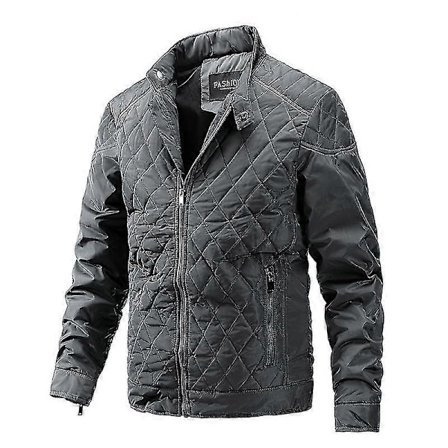 Ny Vinterjakke Herre Varmt Overtøj Mode Gitter Jakker Frakke Herre Sta