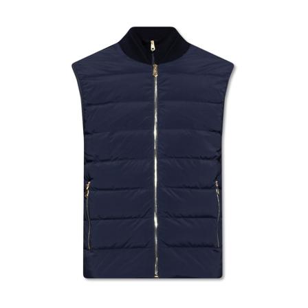 Paul Smith Vest with quilted front Blå, Herre Veste