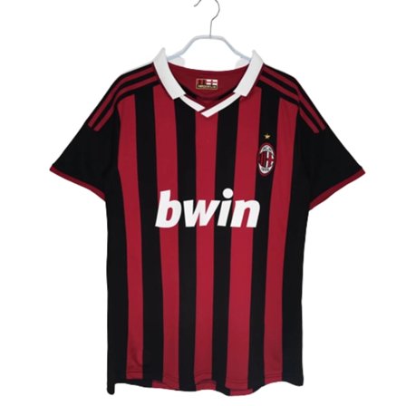2009/10 AC Milan hjemme custom trøje træningsdragt kortærmet trøje T-shirt