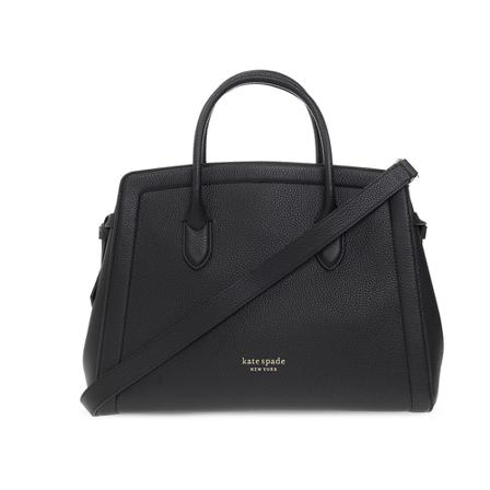 Kate Spade, Knott Large shoulder bag Zwart, Dames, Maat:ONE Size,leer