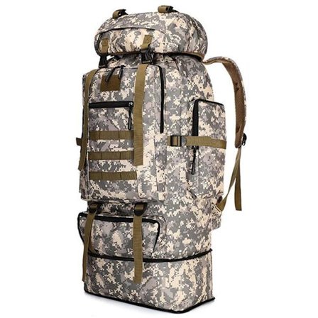 100L Militær Taktisk Rygsæk Trekking Rygsæk Hær Angreb Vandring Rygsæk til Udendørs Vandring Camping Bjergbestigning Vandring