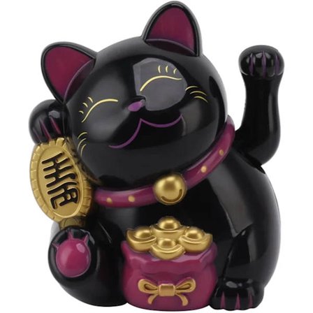 2,6-tommers lykkekatt-svingarmssett, elektrisk søt lykkekatt-svingarm lykkekatt lykkekatt-statuett-pynt for å dekorere resepsjonsdisk kassaappar...