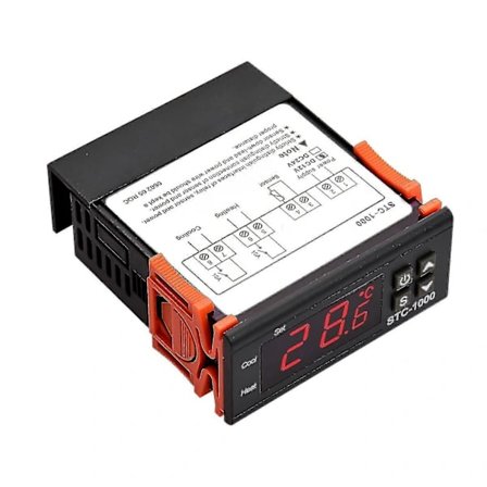 Digital Temperaturregulator Stc-1000 Intelligent Temperaturregulator Ac 110~220v Kjøleskapstermostat Støtte Varme/Kjøling/Temperaturkorrigering DC 12V