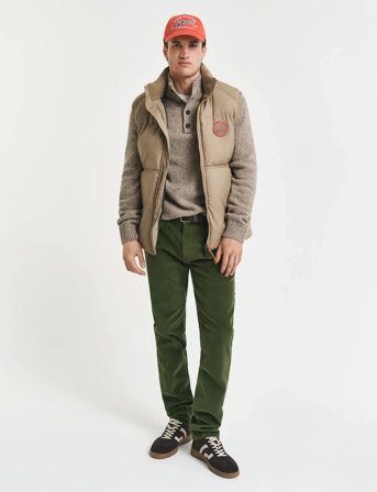 GANT Reg Cord Jeans - Green - 32 x 34