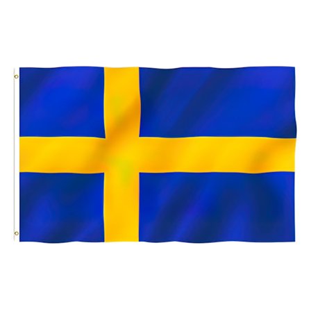 Sverige Flagget - 150 x 90 cm