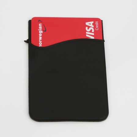 Ontario Selvklebende kortholder til mobil Svart