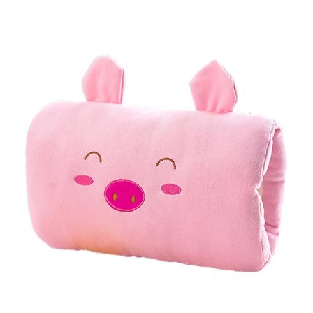 Handvärmare Kudde Cartoon Plysch Vinter Handvärmare Kudde (rosa