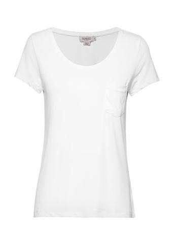 Slcolumbine Tee T-shirt Top Hvid Soaked In Luxury