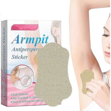 Sommar Anti-Svettlappar, Armhålslappar, Engångs Svettkuddar för Armhålor, Svettabsorberande Deodorant