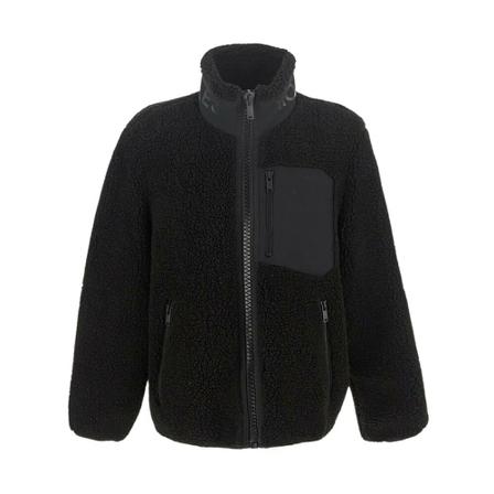 Moose Knuckles Faux Fur & Shearling Jakke Sort, Herre