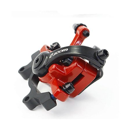 ZOOM DB680 Mountain Disc Brake Mekanisk Caliper Skivebremser Cykling Dobbelt Bremse Cykelbremse Dele Rød