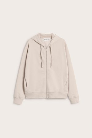 Kappahl | Vetoketjullinen huppari | Beige