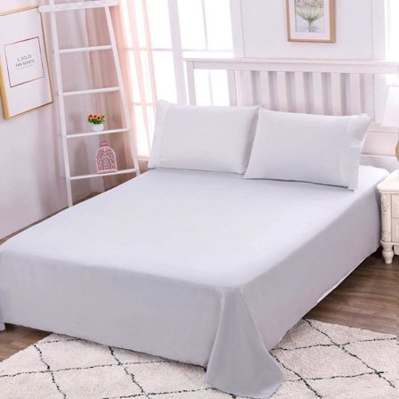 1 Person 100% Bomull Flat Laken 200x230 cm-Bomull Sengetøy