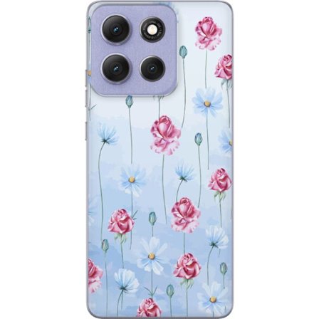 Kompatibelt Mobildeksel til Motorola Moto G86 Power Petal Reverie Sky Blue