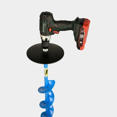 Adapter between ice auger & power drill iFish Royal Viking