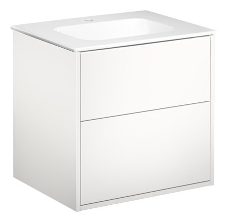 Gustavsberg Artic Allaskaappi valkoinen, 60 cm, pesualtaalla, Kylpyhuone