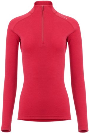 Aclima WarmWool Mockneck Woman Jester Red