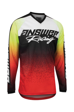 Maglia Cross Bambino Answer Syncron Rosso-Bianco M