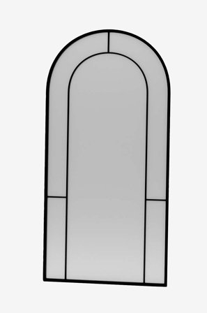 Hanah Home - Cheval Mirror Rounda - Svart - Store speil - Fra Homeroom